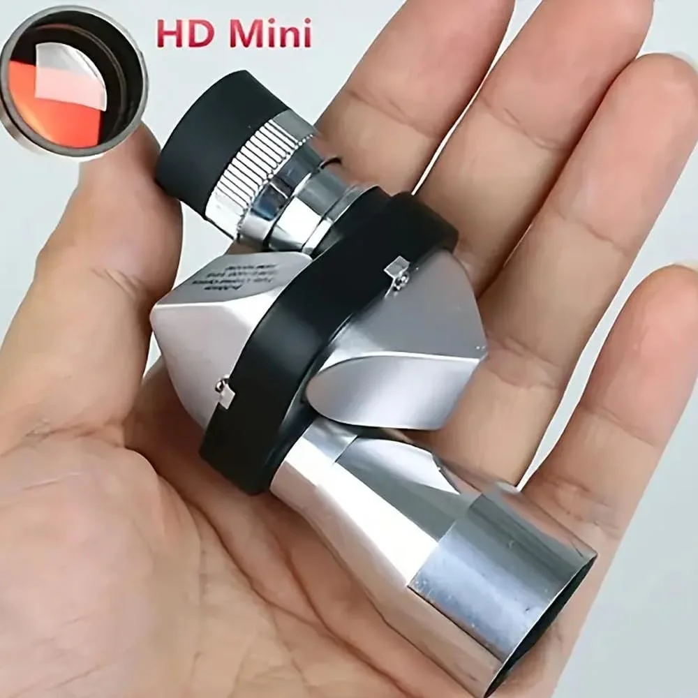 تلسکوپ تک چشمی گوشه ای قابل حمل 8x22 - فلزی HD برای عکاسی موبایل در فضای باز، شکار، کمپینگ، پیاده روی و تماشای پرندگان