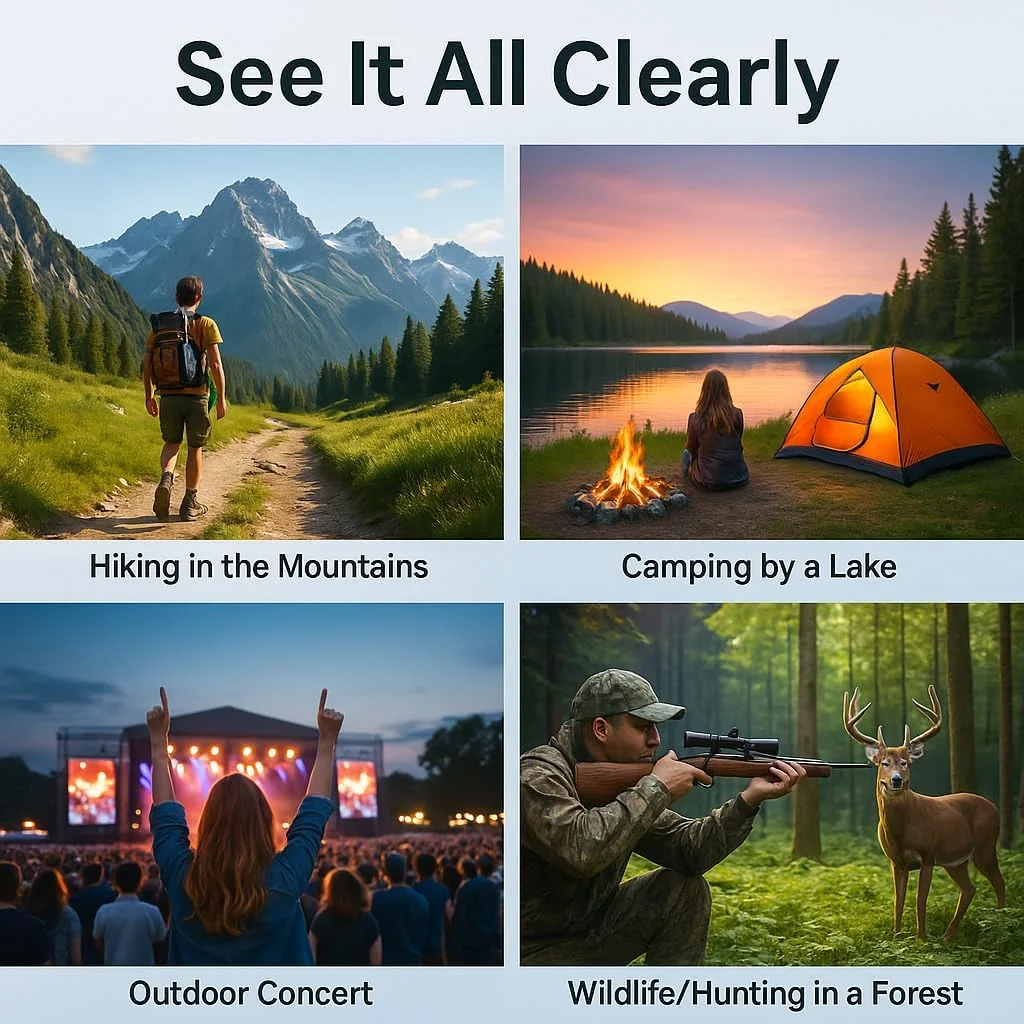 دوربین دوچشمی 12x32 BARSKA مدل Lucid View، مشکی (AB10113)