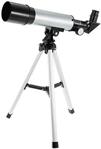 تلسکوپ شکستنی برای بزرگسالان - دهانه 50 میلی‌متری حرفه‌ای و فاصله کانونی 360 میلی‌متری، ایده‌آل برای دانش‌آموزان، کودکان، بزرگسالان و مبتدیان، هدیه ای مناسب