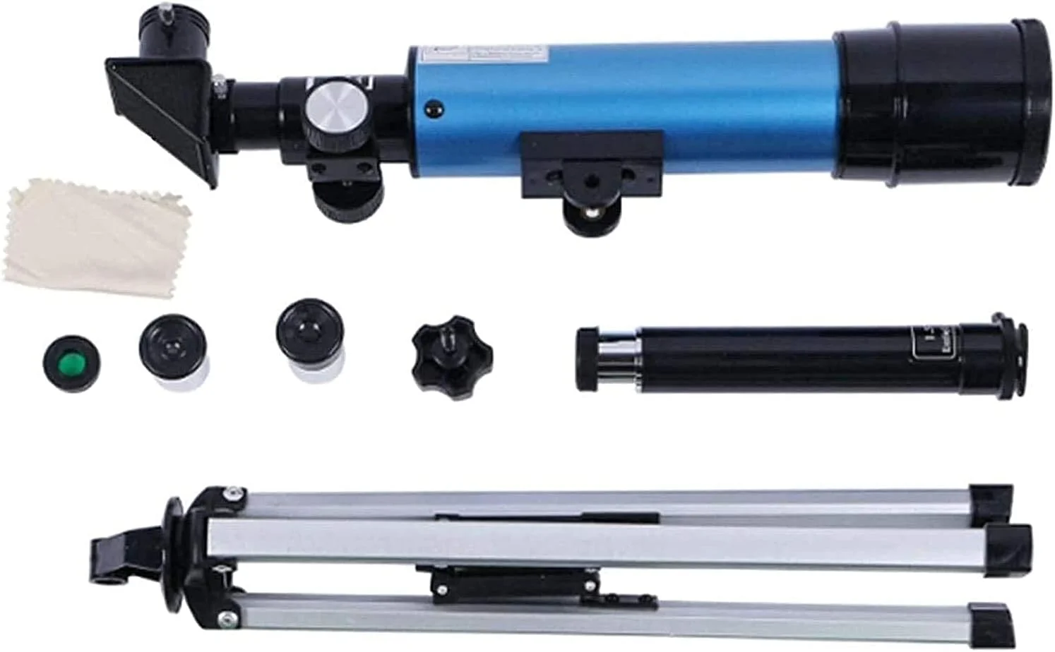 تلسکوپ LSLYTQ با سه پایه برای تماشا ستارگان، تلسکوپ نجومی زوم بیرونی شکست فضایی تک چشمی مسافرتی