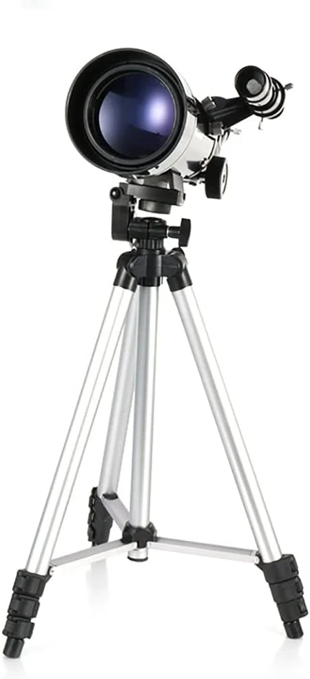 تلسکوپ دید پرندگان دهانه 70 میلی‌متر 400 میلی‌متر شامل دو چشمی، سه‌پایه، یابنده، تلسکوپ شکستنی با آداپتور تلفن