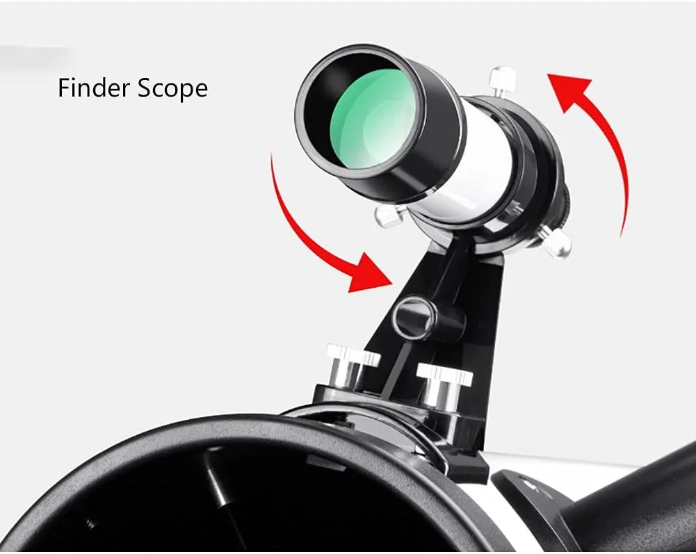 تلسکوپ حرفه ای پرنده نگری برای کودکان و مبتدیان، دیافراگم 76 میلی متر، 700 میلی متر با یابنده و آداپتور تلفن، تلسکوپ انکساری