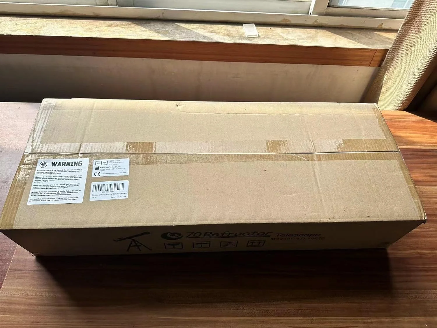 تلسکوپ، تلسکوپ های نجومی حرفه ای برای بزرگسالان، دهانه 90 میلی متری، تلسکوپ قدرتمند 700 میلی متری برای مبتدیان و کودکان به همراه سه پایه نصب EQ با تنظیم دقیق و آداپتور تلفن