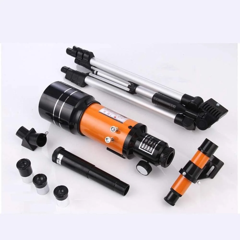 تلسکوپ حرفه ای و با کیفیت LSLYTQ، تلسکوپ قابل حمل مناسب برای فضای باز و تماشای ستارگان