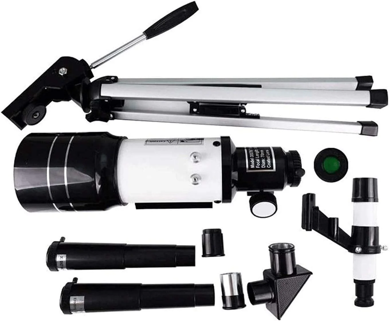 تلسکوپ های مبتدی نجومی زوم تلسکوپ علمی انکساری تک چشمی تلسکوپ فضایی با سه پایه