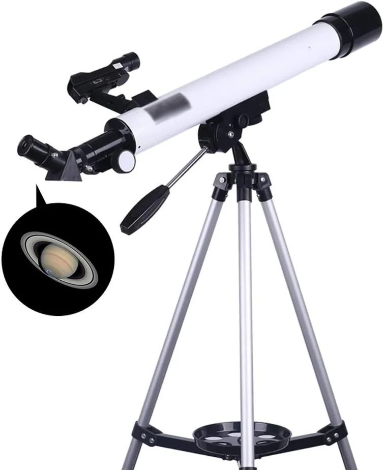 تلسکوپ LSLYTQ تلسکوپ نجومی بزرگسالان، تلسکوپ مبتدی بزرگسالان با کیفیت بالا برای فضای عمیق، با سه پایه، قابل حمل و مجهز به سه پایه، تلسکوپ