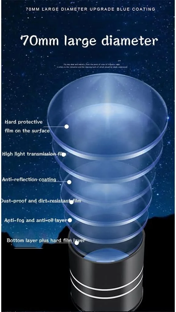 تلسکوپ LSLYTQ برای بزرگسالان، دهانه 70 میلیمتری 400 میلیمتری، تلسکوپ برای مبتدیان، تلسکوپ شکستنی قابل حمل با کوله پشتی/آبی/B تلسکوپ LSLYTQ برای بزرگسالان، دهانه 70 میلیمتری 400 میلیمتری، تلسکوپ برای مبتدیان، تلسکوپ شکستنی قابل حمل با کوله پشتی/آبی/B