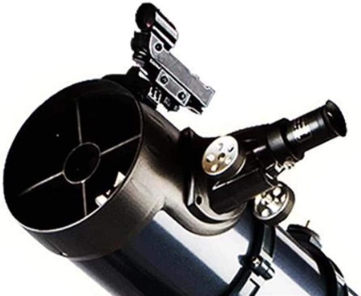 تلسکوپ ۱۳۰ میلی‌متری شکستنی تلسکوپ نیوتون سیستم اپتیکال بازتابی چشمی مثبت ۲۰ میلی‌متری یابنده نقطه قرمز با سه‌پایه قابل تنظیم برای کودکان و بزرگسالان