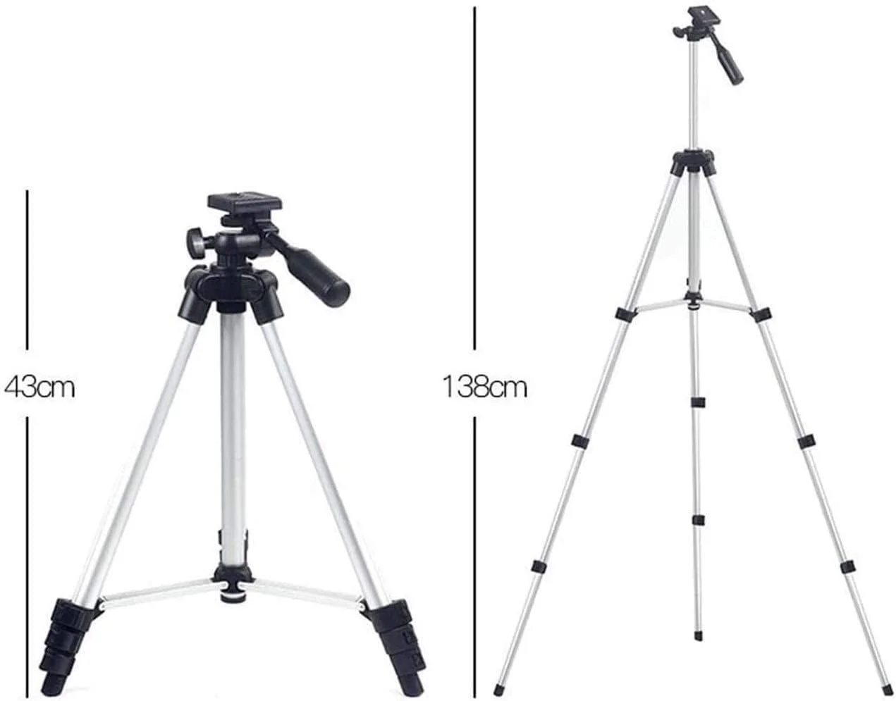 تلسکوپ LSLYTQ برای کودکان و بزرگسالان، تلسکوپ شکستنی قابل حمل و قابل تنظیم، سه پایه و آداپتور تلفن