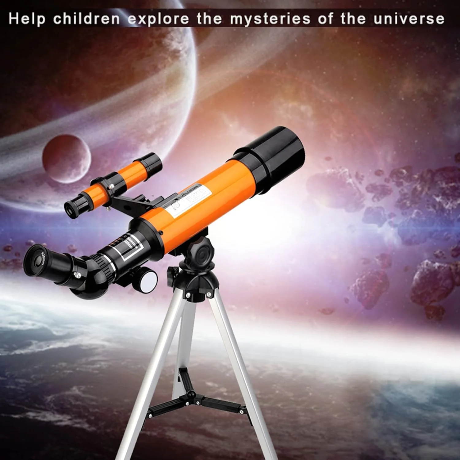 تلسکوپ شکستنی LSLYTQ برای مبتدیان، تلسکوپ، دیافراگم 50 میلی‌متری، فاصله کانونی 360 میلی‌متری، تلسکوپ نجومی، تلسکوپ مسافرتی برای تماشای ماه و تماشای پرندگان