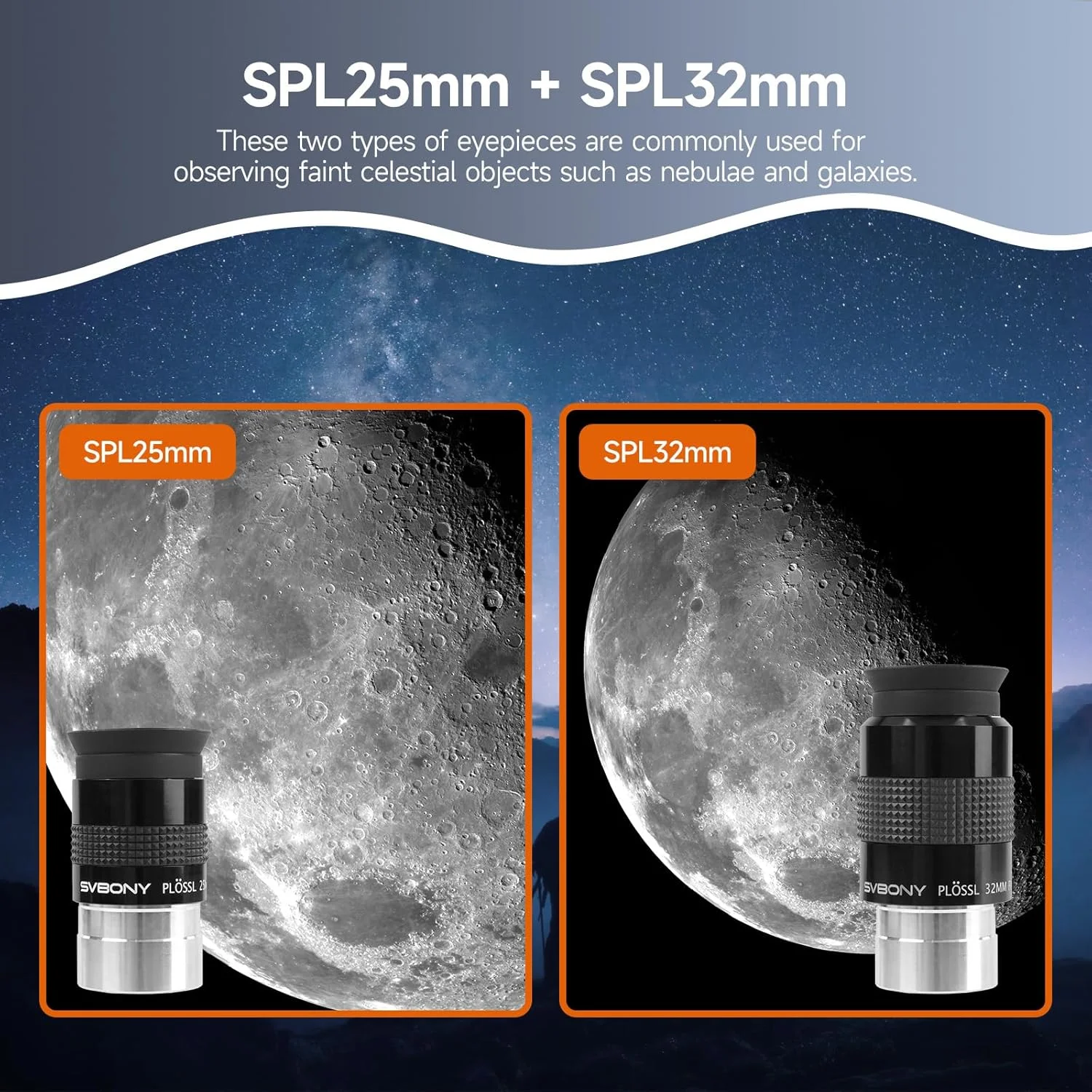 تلسکوپ SV48P با قدرت بالا برای بزرگسالان، دهانه بزرگ 102 میلی‌متری F6.5 Refractor OTA با کیت لوازم جانبی تلسکوپ 12 تکه SV233، چشمی سیاره‌ای، لنز بارلو برای دید نجومی