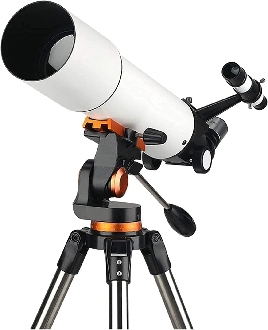 تلسکوپ نجومی شکستنی با پایه برای کودکان و مبتدیان - تلسکوپ مسافرتی با کیف حمل، آداپتور تلفن برای بزرگسالان