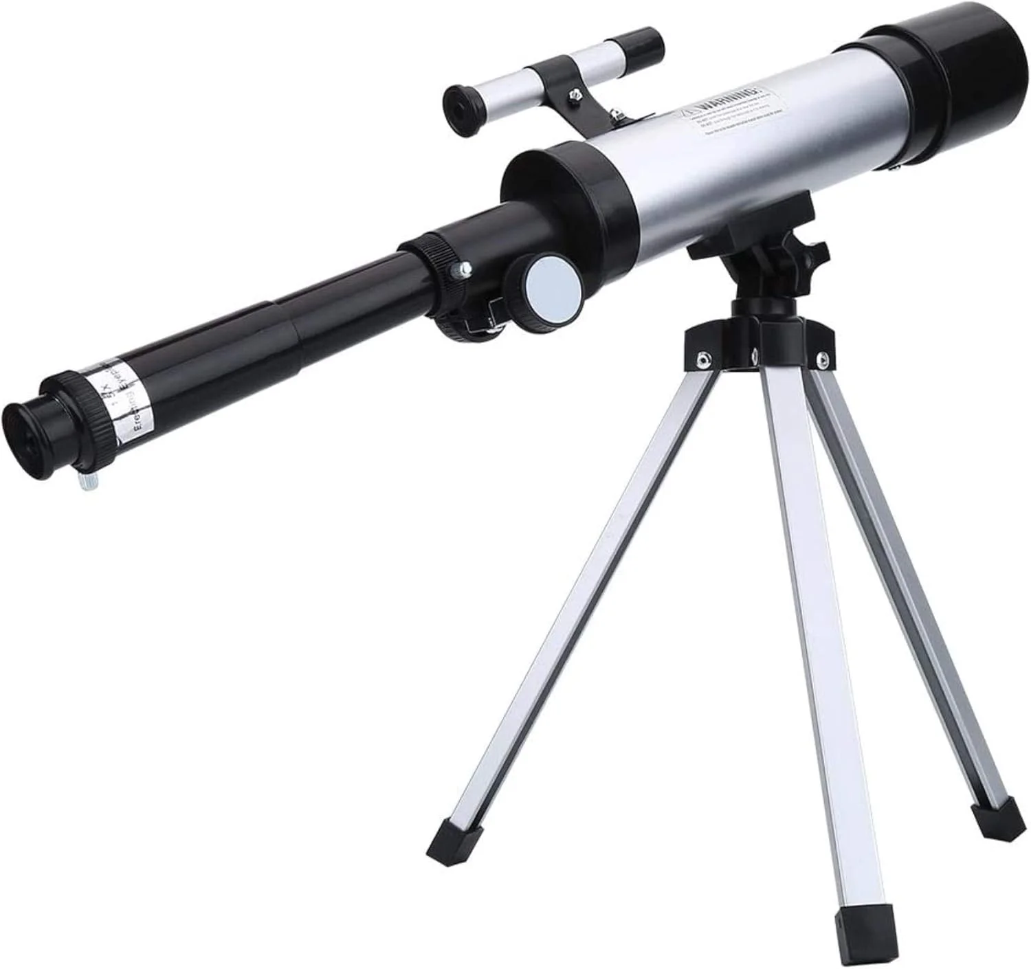 تلسکوپ LSLYTQ هدیه با وضوح بالا 90X تلسکوپ تک چشمی نجومی انکساری تلسکوپ قابل حمل با سه پایه آلومینیومی، لوازم جانبی عالی