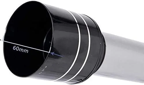 تلسکوپ LSLYTQ برای مبتدیان و بزرگسالان، کامل، چشمی راست کننده 15X، لنز 3X، دیافراگم 60 میلی‌متر، فاصله کانونی 900 میلی‌متر، تلسکوپ شکستنی