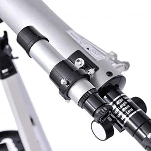 تلسکوپ LSLYTQ برای مبتدیان و بزرگسالان، کامل، چشمی راست کننده 15X، لنز 3X، دیافراگم 60 میلی‌متر، فاصله کانونی 900 میلی‌متر، تلسکوپ شکستنی