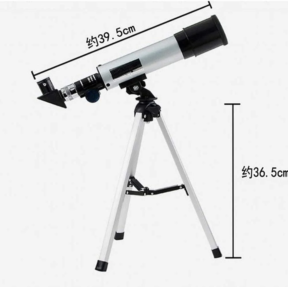 تلسکوپ LSLYTQ، تلسکوپ های نجومی قابل حمل برای مبتدیان، شکست نور با قطب نما و سه پایه، هدیه تولد عالی