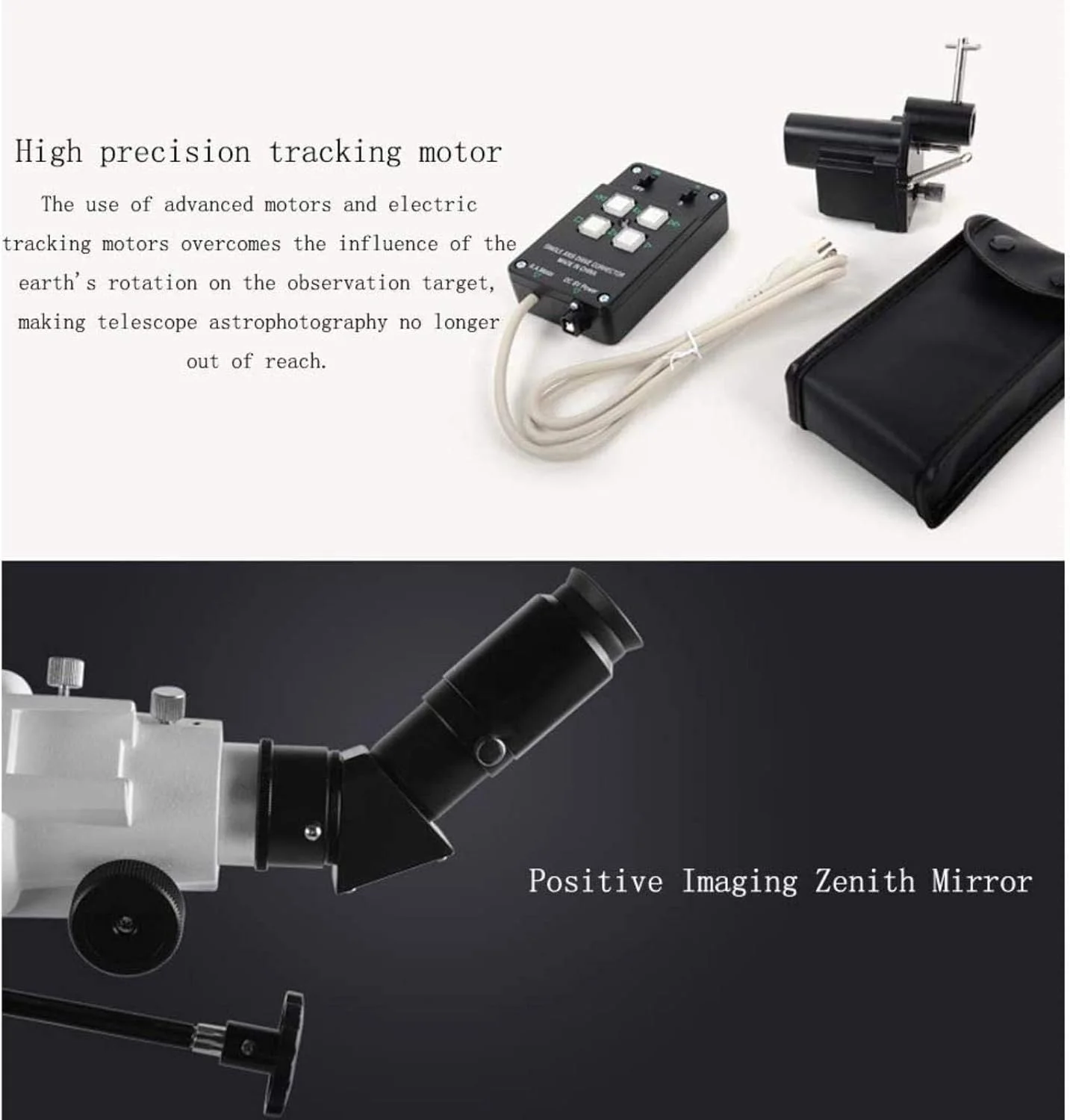 تلسکوپ مناسب کودکان، بزرگسالان و مبتدیان، تلسکوپ نجومی با لوازم جانبی، چشمی و سه پایه، تلسکوپ شکستنی نجومی، همراه خوب برای مشاهده ماه و سیارات، مناسب برای استفاده در فضای داخلی و خارجی