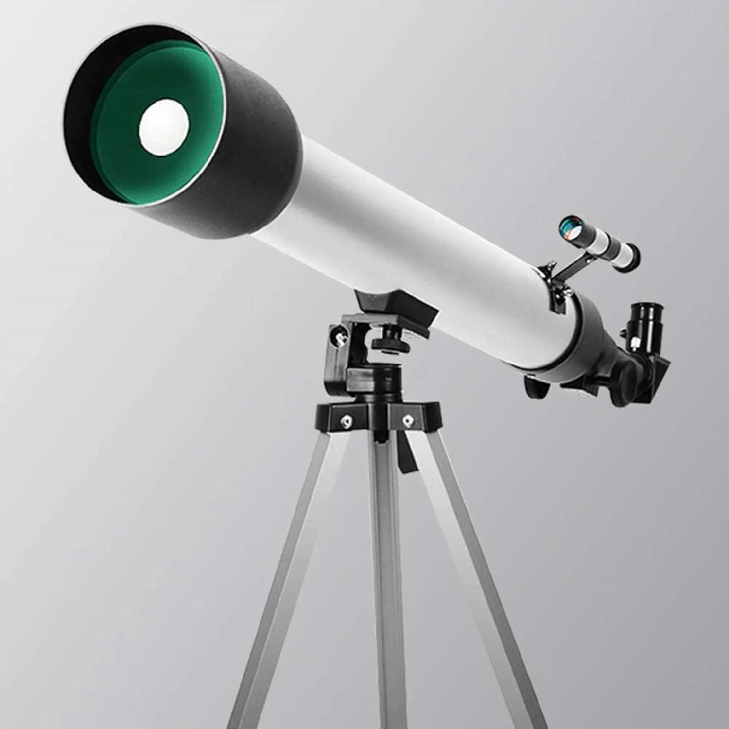 تلسکوپ برای کودکان، بزرگسالان و مبتدیان، لوازم جانبی تلسکوپ با چشمی و سه پایه، تلسکوپ 60 میلی‌متری برای نجوم، هدیه عالی نجومی برای کودکان برای کاوش در ماه و سیارات، برای استفاده در داخل/خارج از منزل