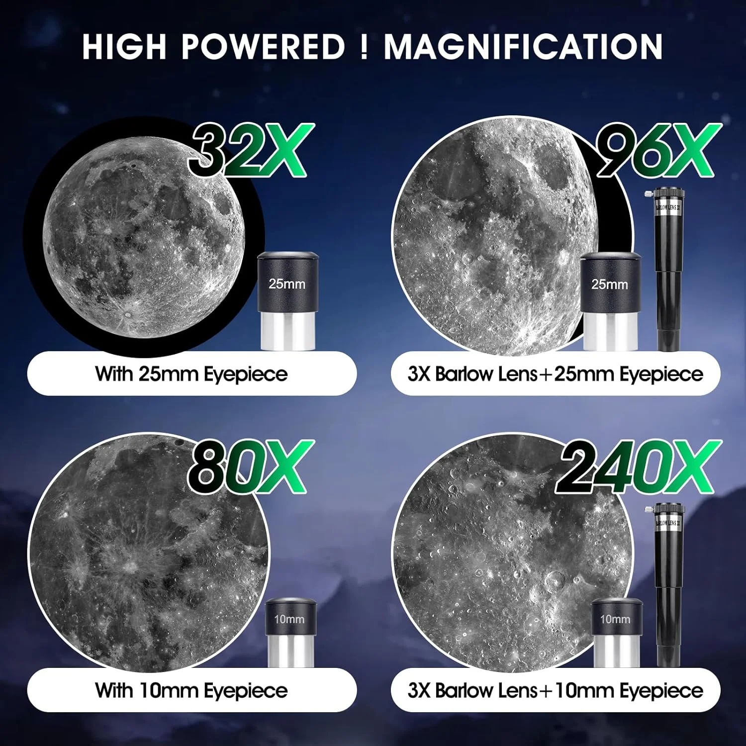 تلسکوپ برای کودکان مبتدی، تلسکوپ برای کودکان 8-12 سال، دهانه 70 میلیمتری با قدرت بالا، طول کانونی 300 میلیمتری تلسکوپ برای کودکان مبتدی، تلسکوپ برای کودکان 8-12 سال، دهانه 70 میلیمتری با قدرت بالا، طول کانونی 300 میلیمتری