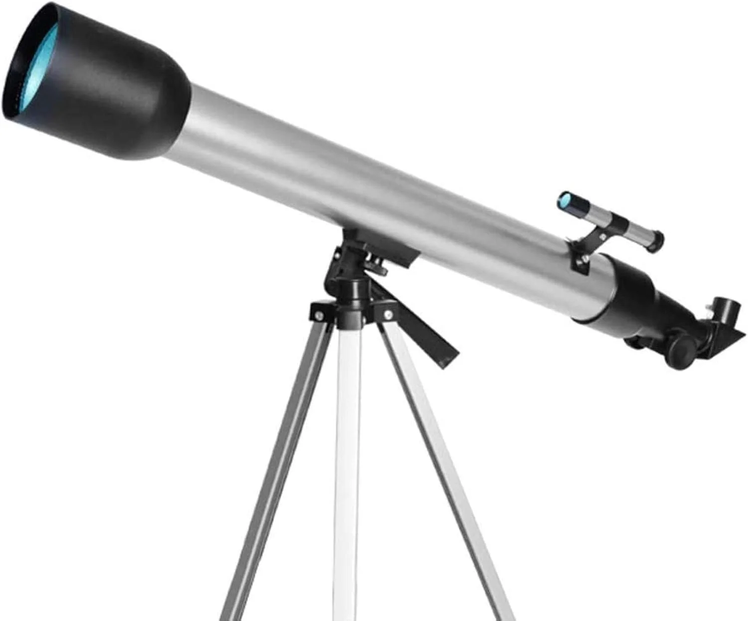 تلسکوپ برای کودکان، بزرگسالان و مبتدیان، لوازم جانبی تلسکوپ با چشمی و سه پایه، تلسکوپ 60 میلی‌متری برای نجوم، هدیه عالی نجومی برای کودکان برای کاوش در ماه و سیارات، برای استفاده در داخل و خارج از منزل