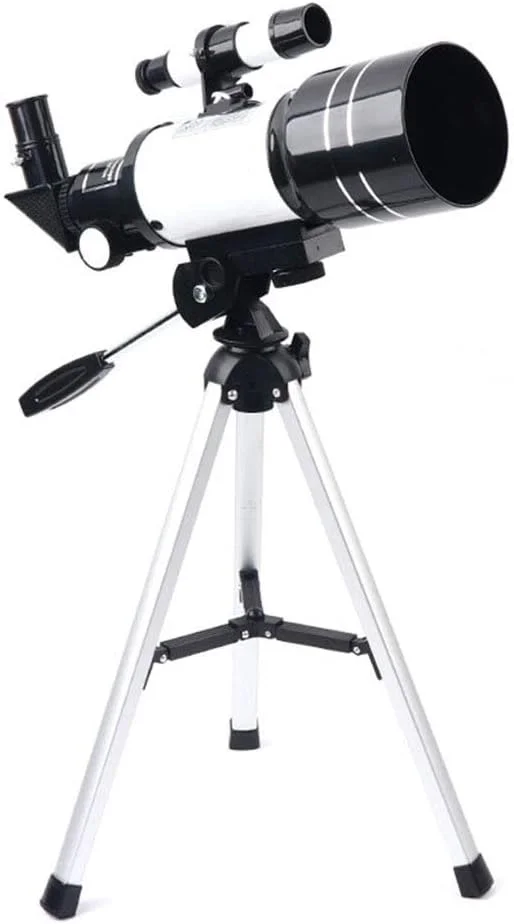 تلسکوپ برای افراد مبتدی، دهانه 60 میلی‌متری، تلسکوپ شکستنی نجومی فشرده 700 میلی‌متری با آداپتور تلفن هوشمند، سه‌پایه و لنز منشوری