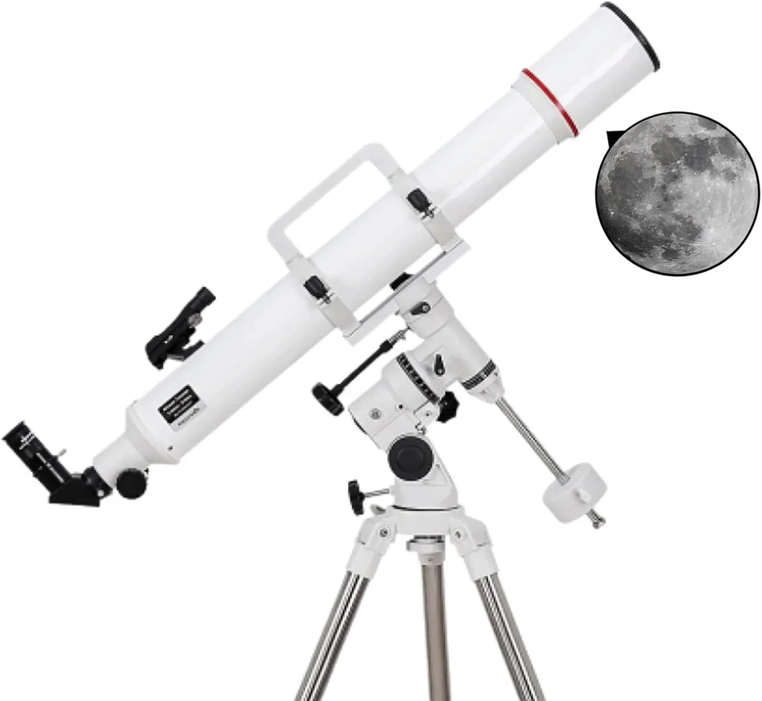 تلسکوپ LSLYTQ، تلسکوپ نجومی برای بزرگسالان، دهانه 90 میلی‌متری و فاصله کانونی 900 میلی‌متری تلسکوپ انکساری برای تماشای آسمان پرستاره، هدیه جشنواره برای افراد و مبتدیان