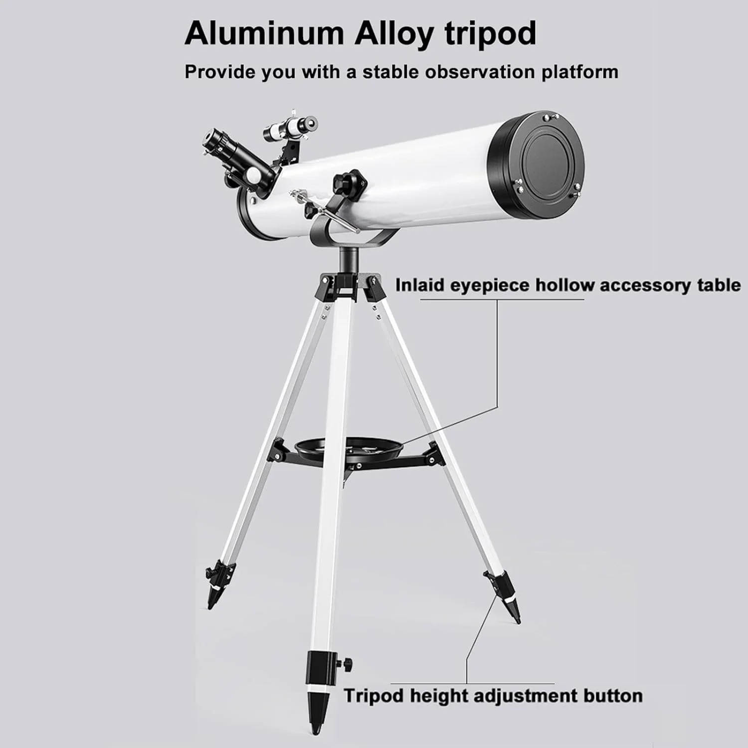 تلسکوپ نجومی حرفه ای با سه پایه و یابنده، تلسکوپ برای مشاهده ماه و سیاره، مناسب بزرگسالان، کودکان و مبتدیان نجوم تلسکوپ نجومی حرفه ای با سه پایه و یابنده، تلسکوپ برای مشاهده ماه و سیاره، مناسب بزرگسالان، کودکان و مبتدیان نجوم