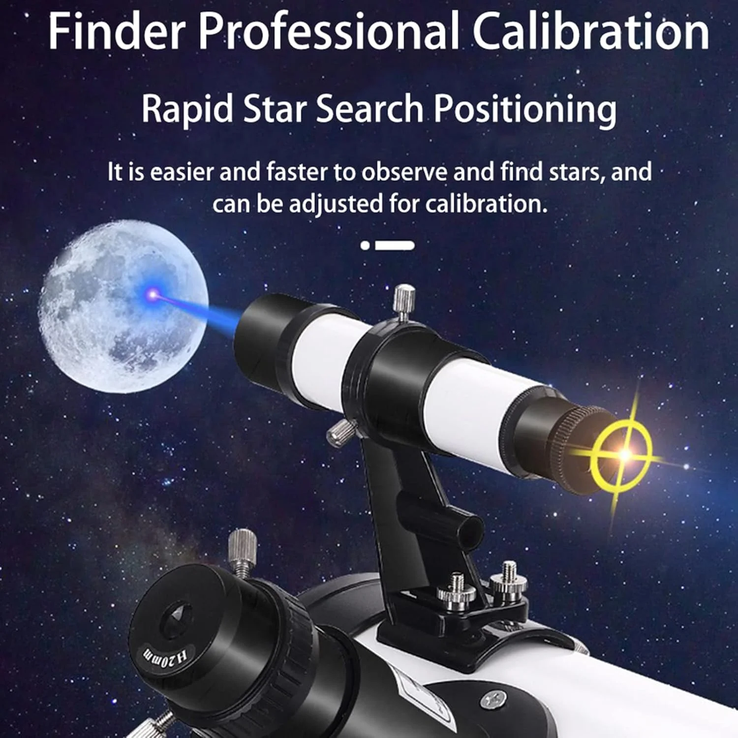 تلسکوپ نجومی حرفه ای با سه پایه و یابنده، تلسکوپ برای مشاهده ماه و سیاره، مناسب بزرگسالان، کودکان و مبتدیان نجوم تلسکوپ نجومی حرفه ای با سه پایه و یابنده، تلسکوپ برای مشاهده ماه و سیاره، مناسب بزرگسالان، کودکان و مبتدیان نجوم