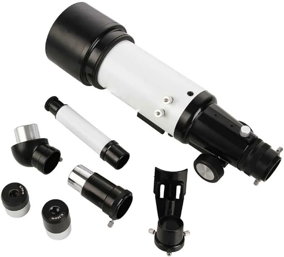 تلسکوپ LSLYTQ برای بزرگسالان و مبتدیان نجوم، طول کانونی 50-100 میلیمتر، با سهپایه قابل تنظیم، هدیه نجومی / سفید / پایه تلسکوپ LSLYTQ برای بزرگسالان و مبتدیان نجوم، طول کانونی 50-100 میلیمتر، با سهپایه قابل تنظیم، هدیه نجومی / سفید / پایه