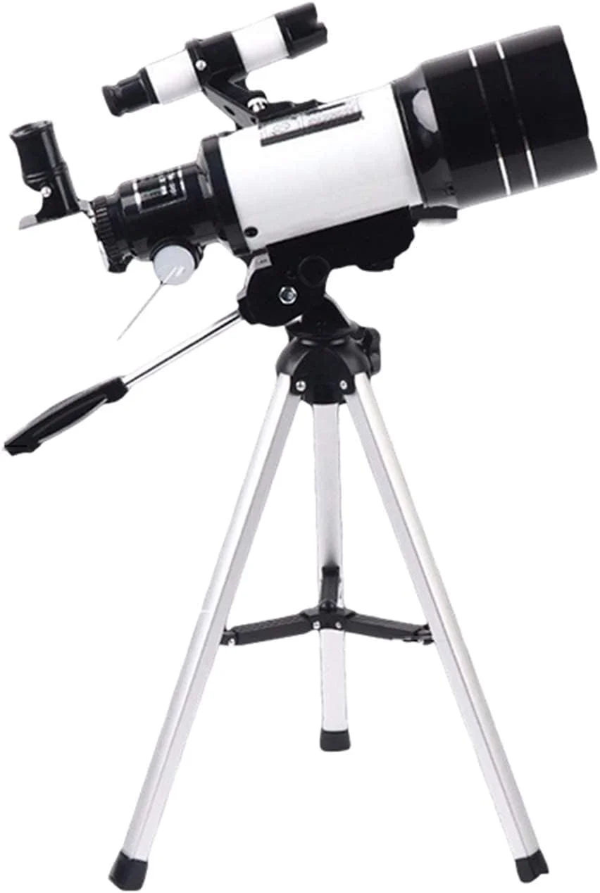 تلسکوپ LSLYTQ، تلسکوپ شکستنی نجومی برای مبتدیان، تلسکوپ مسافرتی با کیف حمل، شامل سه پایه آلیاژ آلومینیوم قابل تنظیم