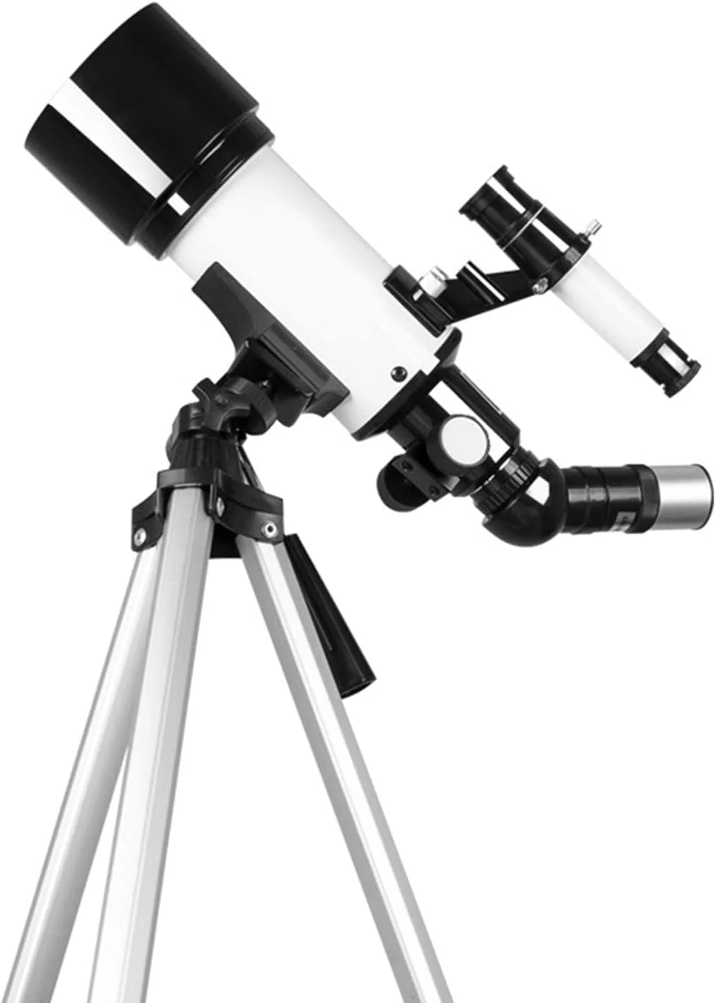 تلسکوپ نجومی انکساری، تلسکوپ مسافرتی با کیف حمل، سه پایه با ارتفاع قابل تنظیم، هدیه عالی نجوم برای کودکان، بزرگسالان، دوستان و خانواده