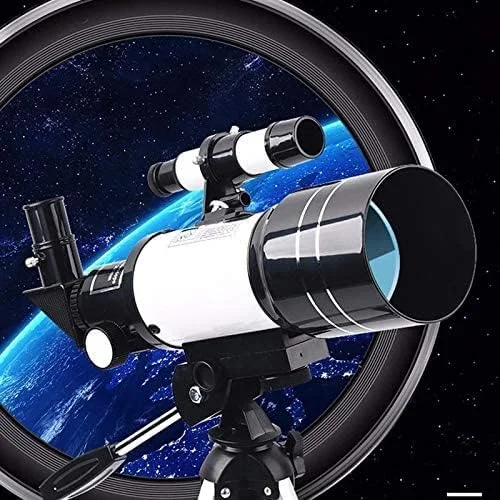 تلسکوپ LSLYTQ، تلسکوپ شکستنی نجومی برای مبتدیان، تلسکوپ مسافرتی با کیف حمل، شامل سه پایه آلیاژ آلومینیوم قابل تنظیم