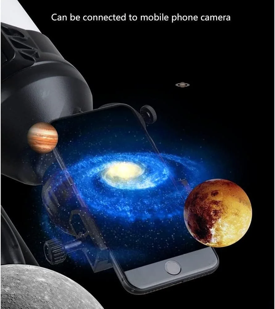 تلسکوپ مسافرتی LSLYTQ با دیافراگم 80 میلیمتری و فاصله کانونی 500 میلیمتری، تلسکوپ شکستنی قابل حمل با سه پایه قابل تنظیم، کیف حمل و آداپتور تلفن همراه، مناسب برای فضای باز تلسکوپ مسافرتی LSLYTQ با دیافراگم 80 میلیمتری و فاصله کانونی 500 میلیمتری، تلسکوپ شکستنی قابل حمل با سه پایه قابل تنظیم، کیف حمل و آداپتور تلفن همراه، مناسب برای فضای باز