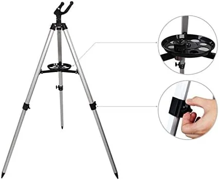 تلسکوپ شکستنی با دهانه 70 میلی‌متری برای کودکان و مبتدیان، تلسکوپ مسافرتی با کیف حمل، سه‌پایه با ارتفاع قابل تنظیم، جمع و جور و قابل حمل