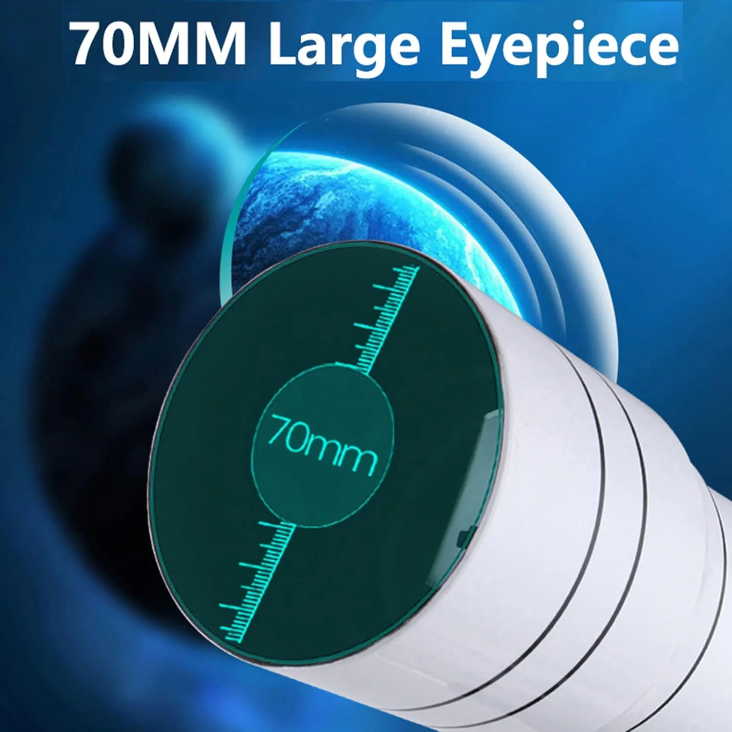 تلسکوپ LSLYTQ، تلسکوپ شکستنی نجومی با دهانه 70 میلی‌متر و فاصله کانونی 400 میلی‌متر برای بزرگسالان و مبتدیان، تلسکوپ مسافرتی با کوله پشتی و فیلم بارد