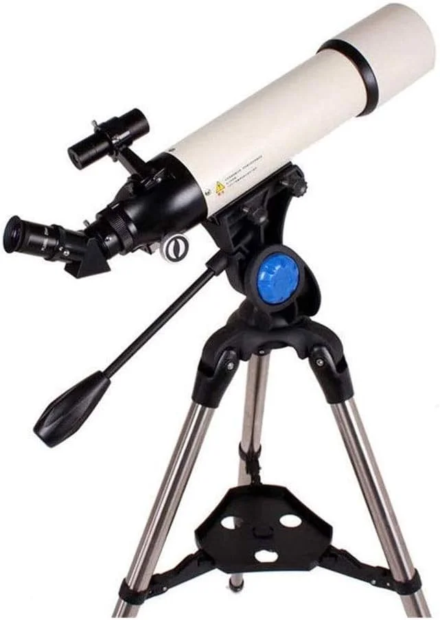 تلسکوپ LSLYTQ با دهانه 70 میلی‌متری و پایه 500 میلی‌متری، تلسکوپ شکست نوری نجومی با دهانه مناسب برای بزرگسالان و مبتدیان، شکست نوری قابل حمل با سه پایه استیل ضد زنگ، آداپتور تلفن