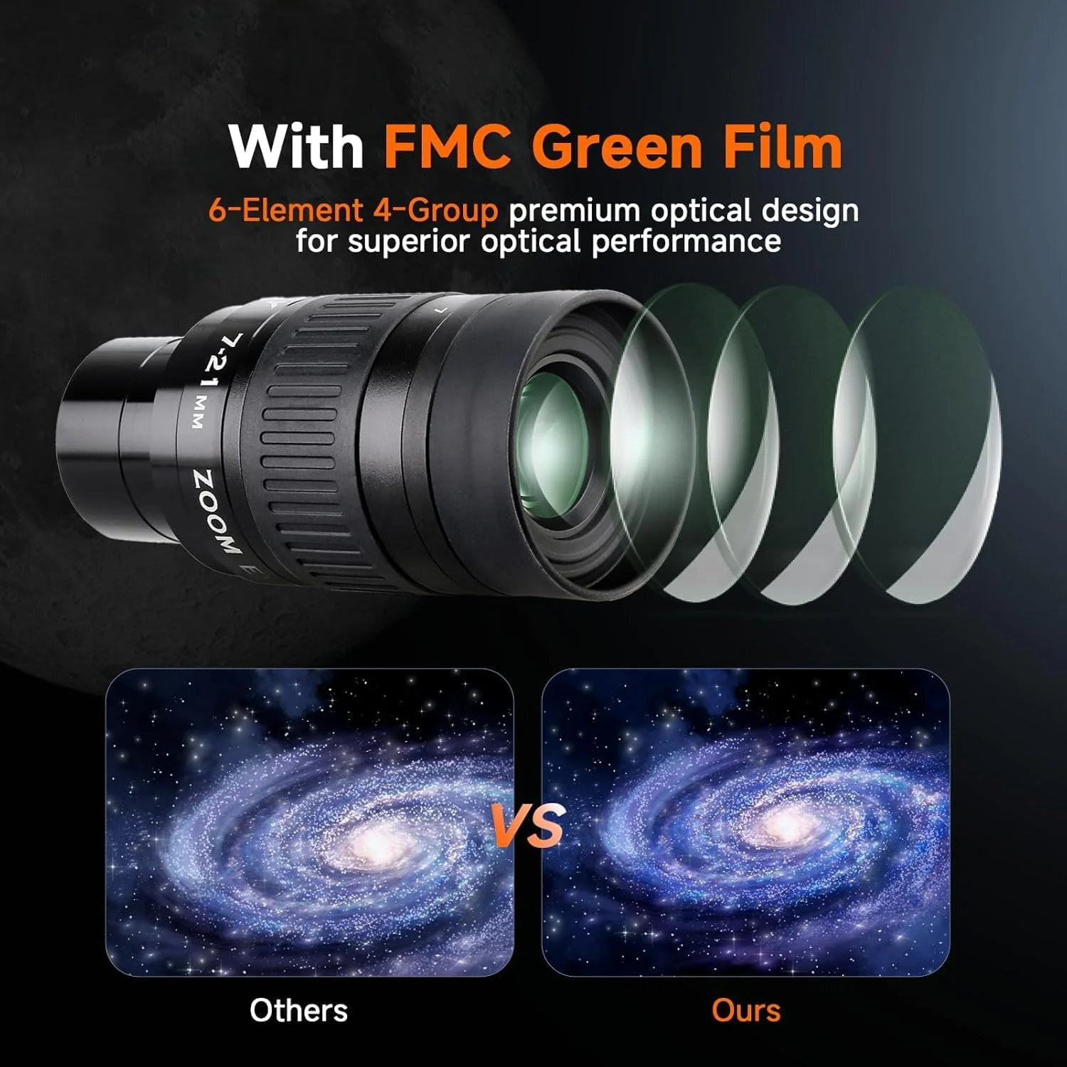 کیت رصد تلسکوپ 80 میلیمتری APO مدل SV550 کیت رصد تلسکوپ 80 میلیمتری APO مدل SV550