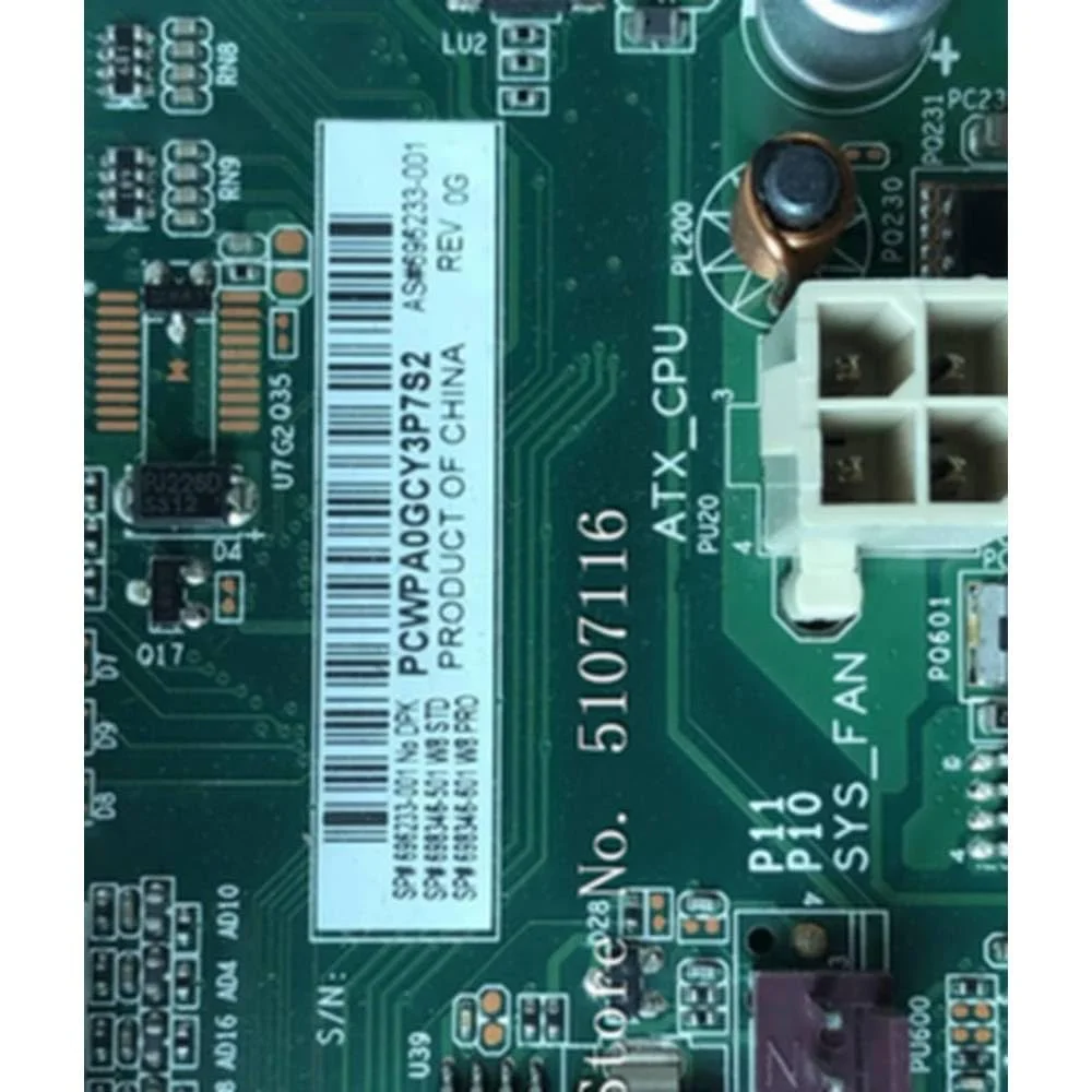 مادربرد رومیزی برای P6-2131JP H-JOSHUA-H61-uATX H61 696233-001 مادربرد رومیزی برای P6-2131JP H-JOSHUA-H61-uATX H61 696233-001