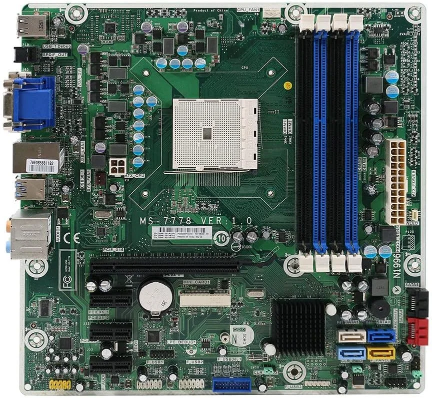 مادربرد کامپیوتر رومیزی پرو 3400 3515 مدل MS-7778 700846-001 696333-001 FM2 تست شده مادربرد کامپیوتر رومیزی پرو 3400 3515 مدل MS-7778 700846-001 696333-001 FM2 تست شده