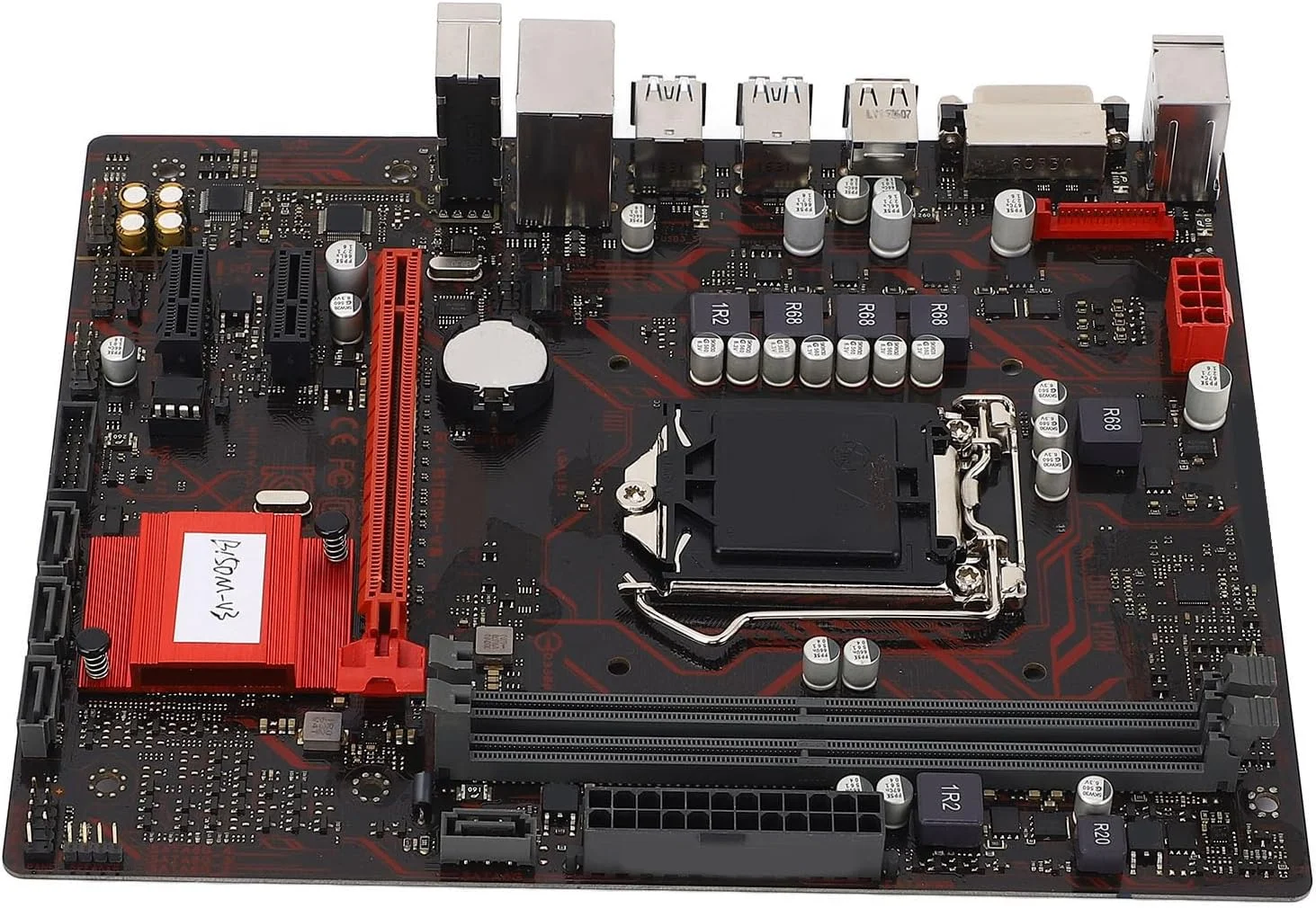 مادربرد رومیزی M ATX با اسلات پردازنده PCI E 3.0 LGA 1151 و دو اسلات حافظه DDR4 به همراه رابط DVI برای پردازنده های Core i7 i5 i3 Pentium Celeron 14nm