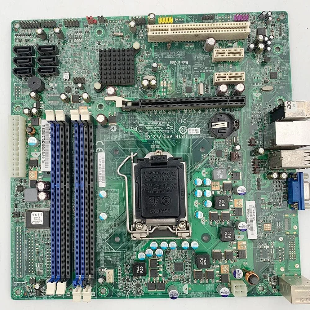 مادربرد رومیزی برای M3910 M5910 DX4840 H57 LGA1156 DDR3 H57H-AM2 تست شده کامل