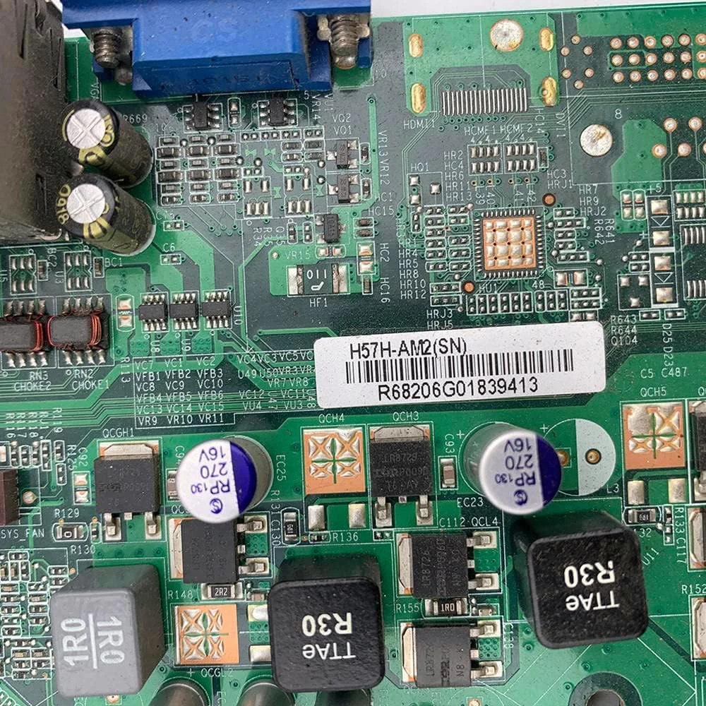 مادربرد رومیزی برای M3910 M5910 DX4840 H57 LGA1156 DDR3 H57H-AM2 تست شده کامل