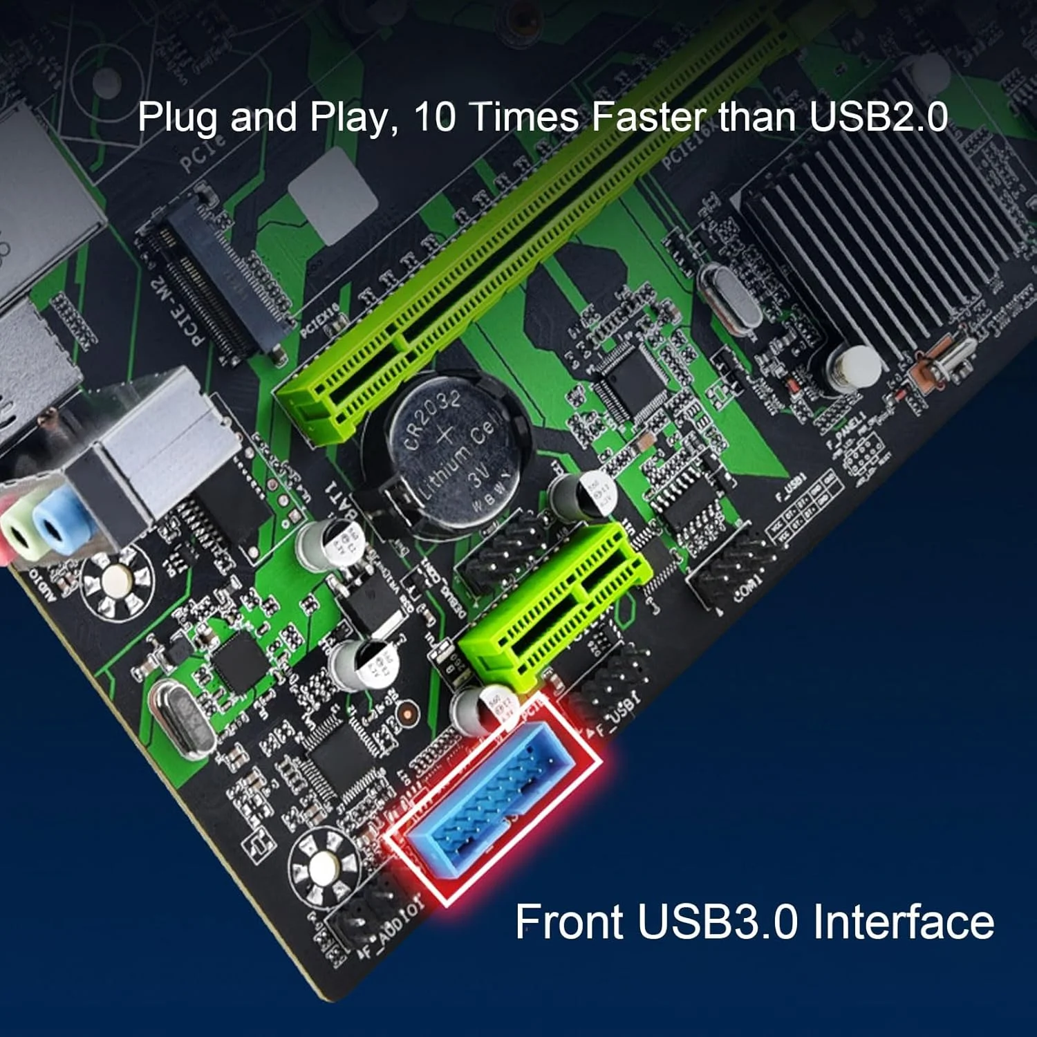 مادربرد Heayzoki LGA 1155، مادربرد کامپیوتر رومیزی، B75 HMPLUS LGA 1155 دارای 4 اسلات DDR3 6Gbps SATA M.2 NVME PCIe X16 VGA HD Output ATX برای استخراج