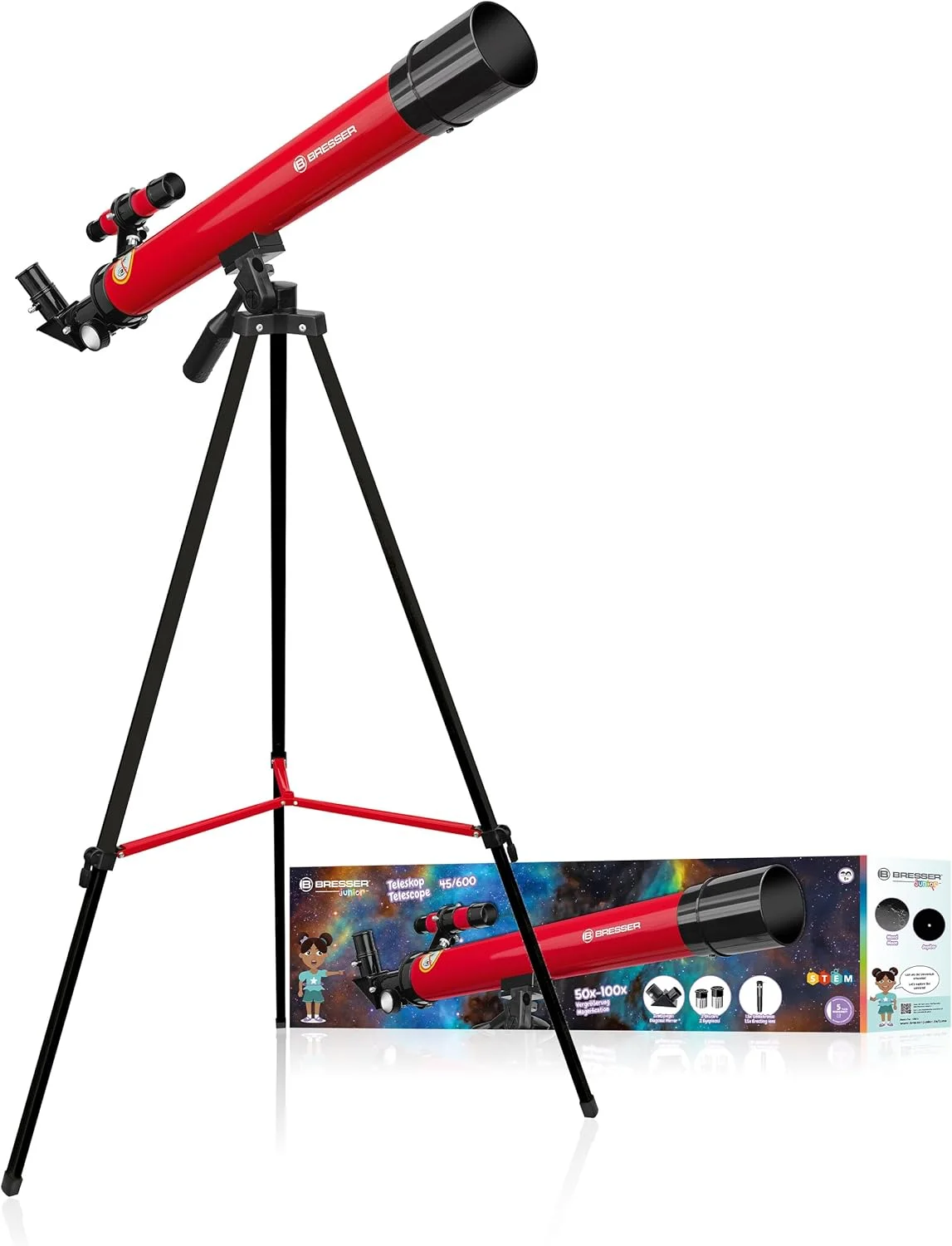 تلسکوپ عدسی Bresser Junior 50/600 AZ