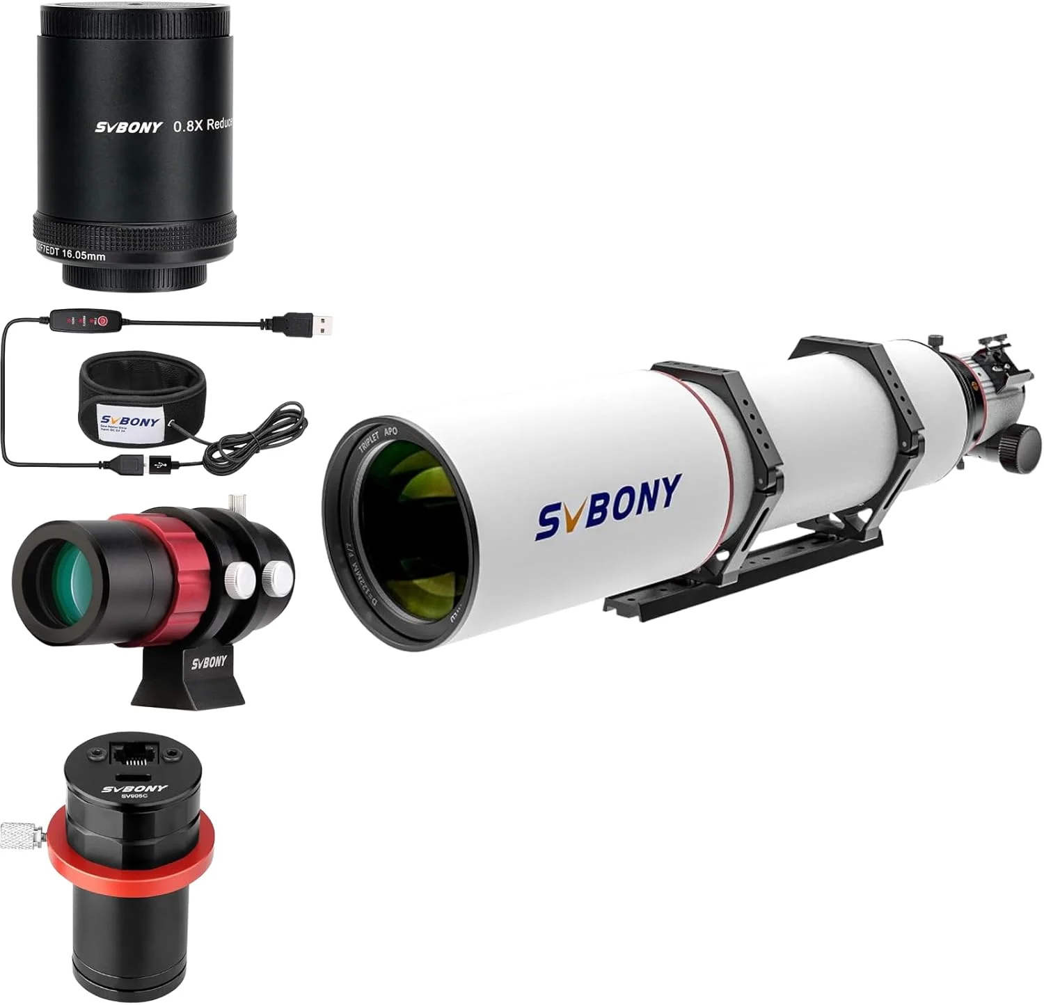 تلسکوپ آپوکروماتیک SVBONY SV550 مدل 122mm مناسب برای عکاسی نجومی