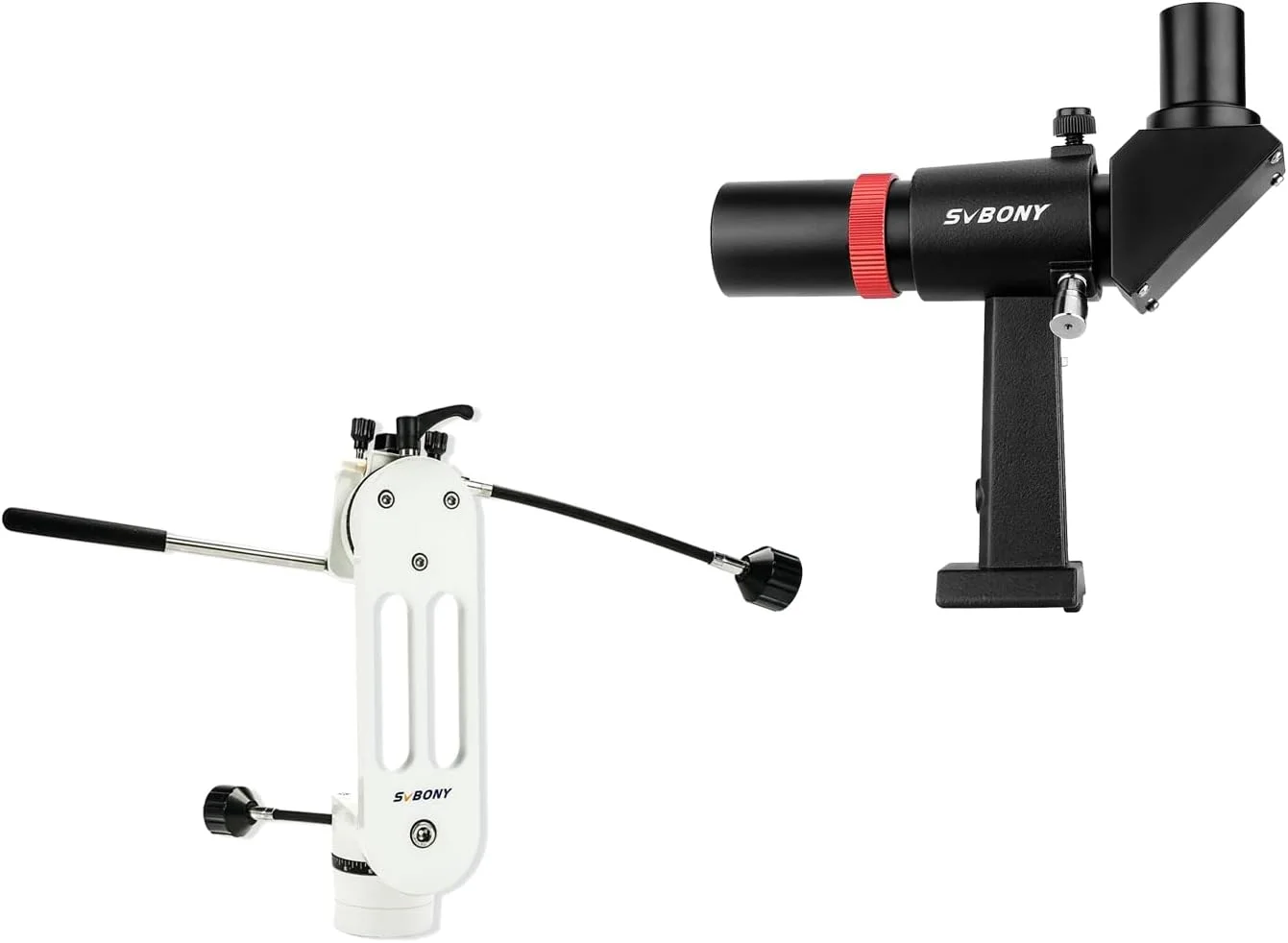 بسته پایه سمت-ارتفاعی SVBONY SV225 به همراه یابنده SV182 6x30 برای تلسکوپ نجومی