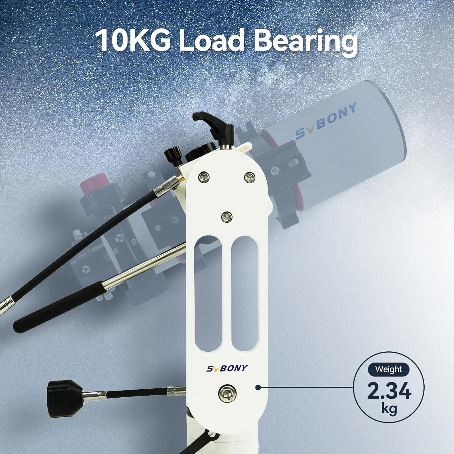 بسته پایه سمت-ارتفاعی SVBONY SV225 به همراه یابنده SV182 6x30 برای تلسکوپ نجومی