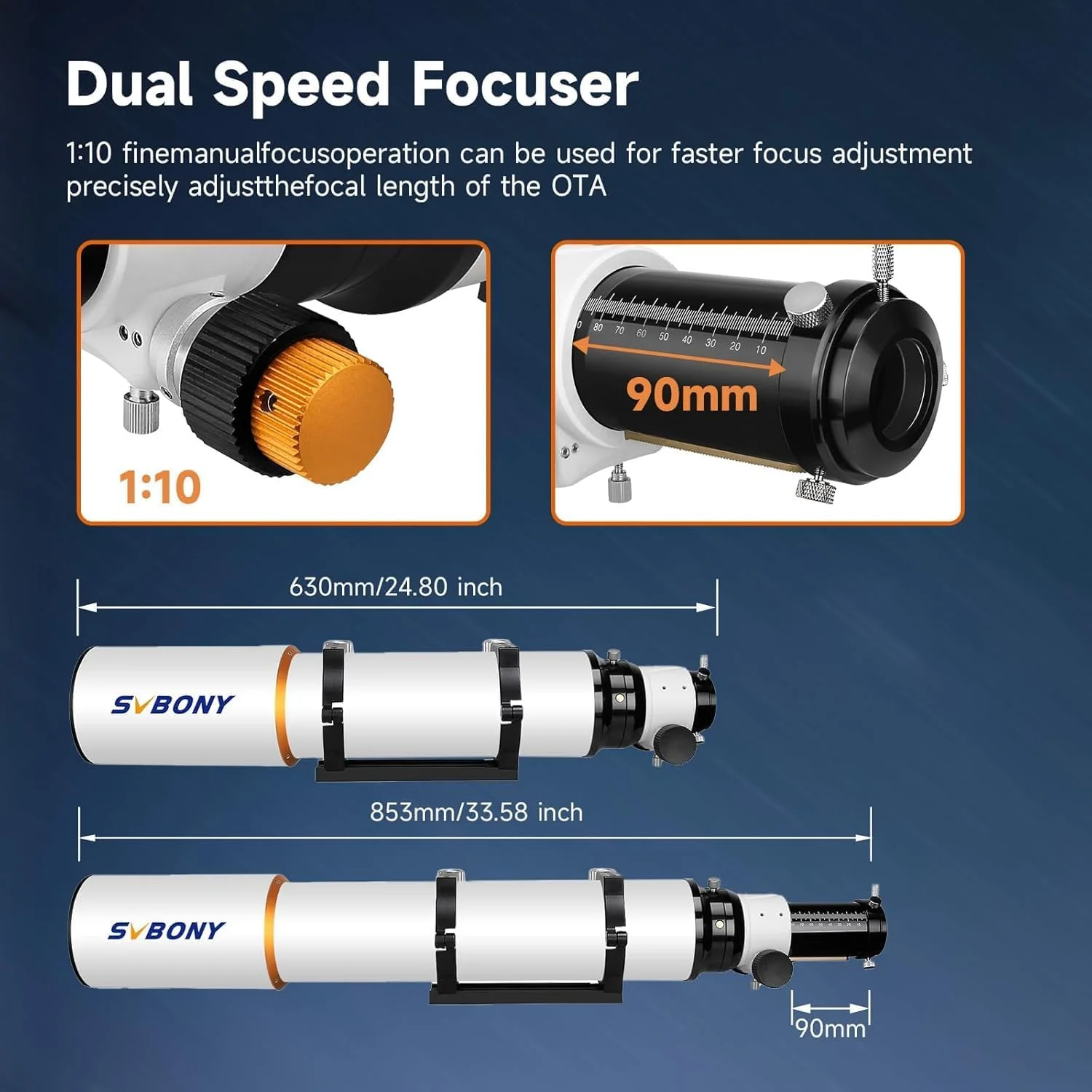 کیت رصد سیارات SVBONY SV503 102mm