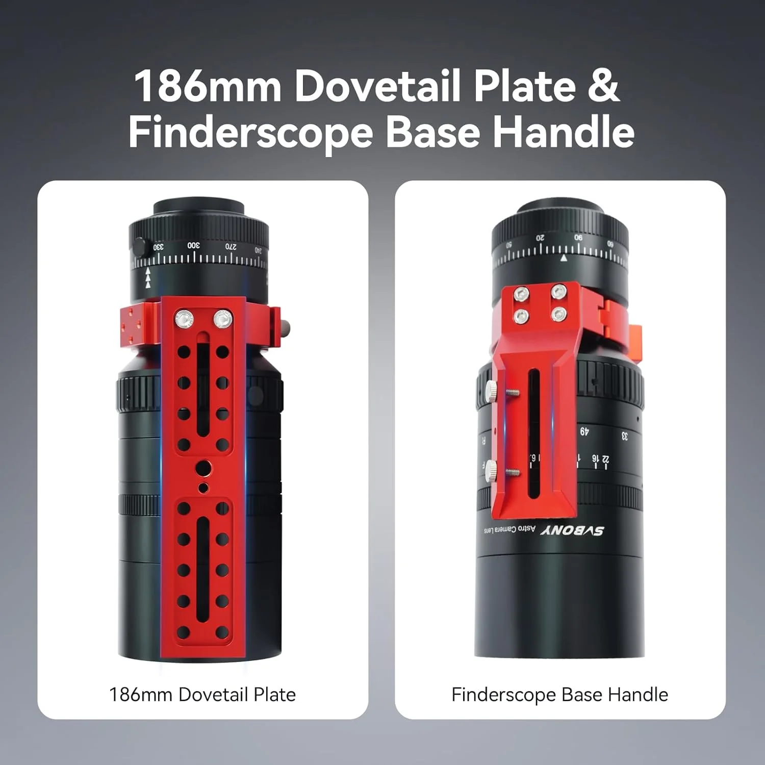 دوربین خنک کننده SVBONY SV405CC، دوربین رنگی 11.7 مگاپیکسلی CMOS برای اعماق آسمان با پوشش AR به همراه تلسکوپ شکستی APO پتزوال 54 میلی‌متری SV555 برای عکاسی نجومی، سازگاری با فول فریم، لنز دوربین SLR