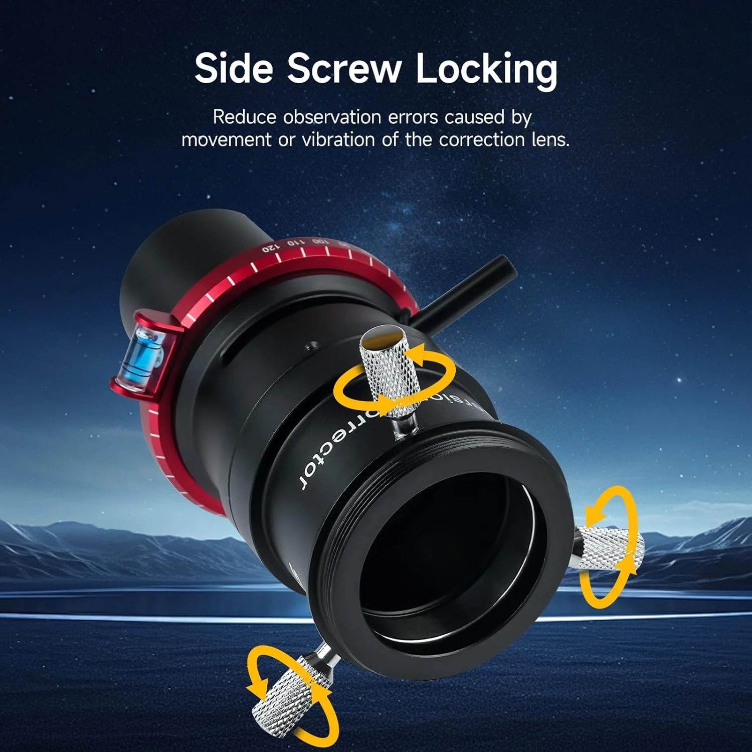 تصحیح کننده پراکندگی اتمسفری SVBONY SV199، 1.25 اینچ ADC برای مشاهده و تصویربرداری سیارات و ماه، لوازم جانبی تلسکوپ با تراز حبابی